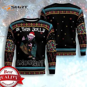 Count Von Count Muppet Is This Jolly Enough Ugly Christmas Sweater