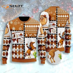 Cowboy Rodeo Merry Ugly Christmas Sweater