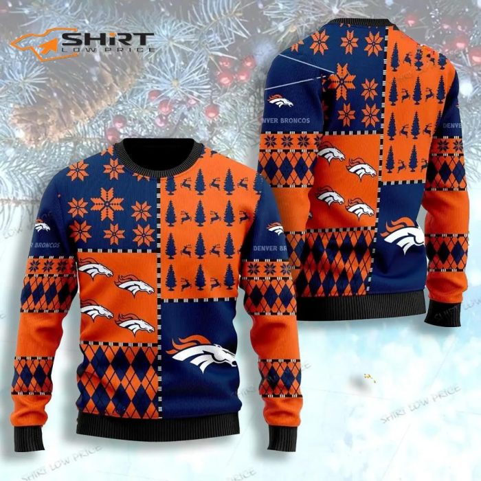 Denver Broncoss Best Christmas Gift For Broncos Fans Ugly Christmas Sweater