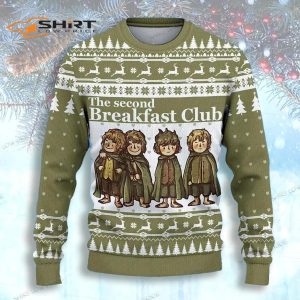 Second Breakfast Ugly Christmas Sweater