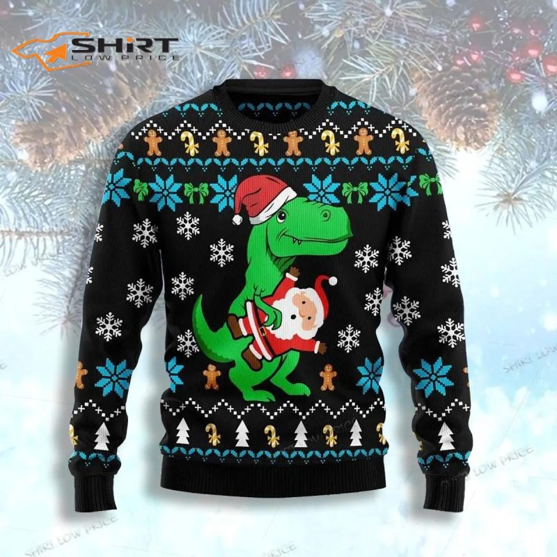 Ugly Christmas Dinosaur Ugly Christmas Sweater